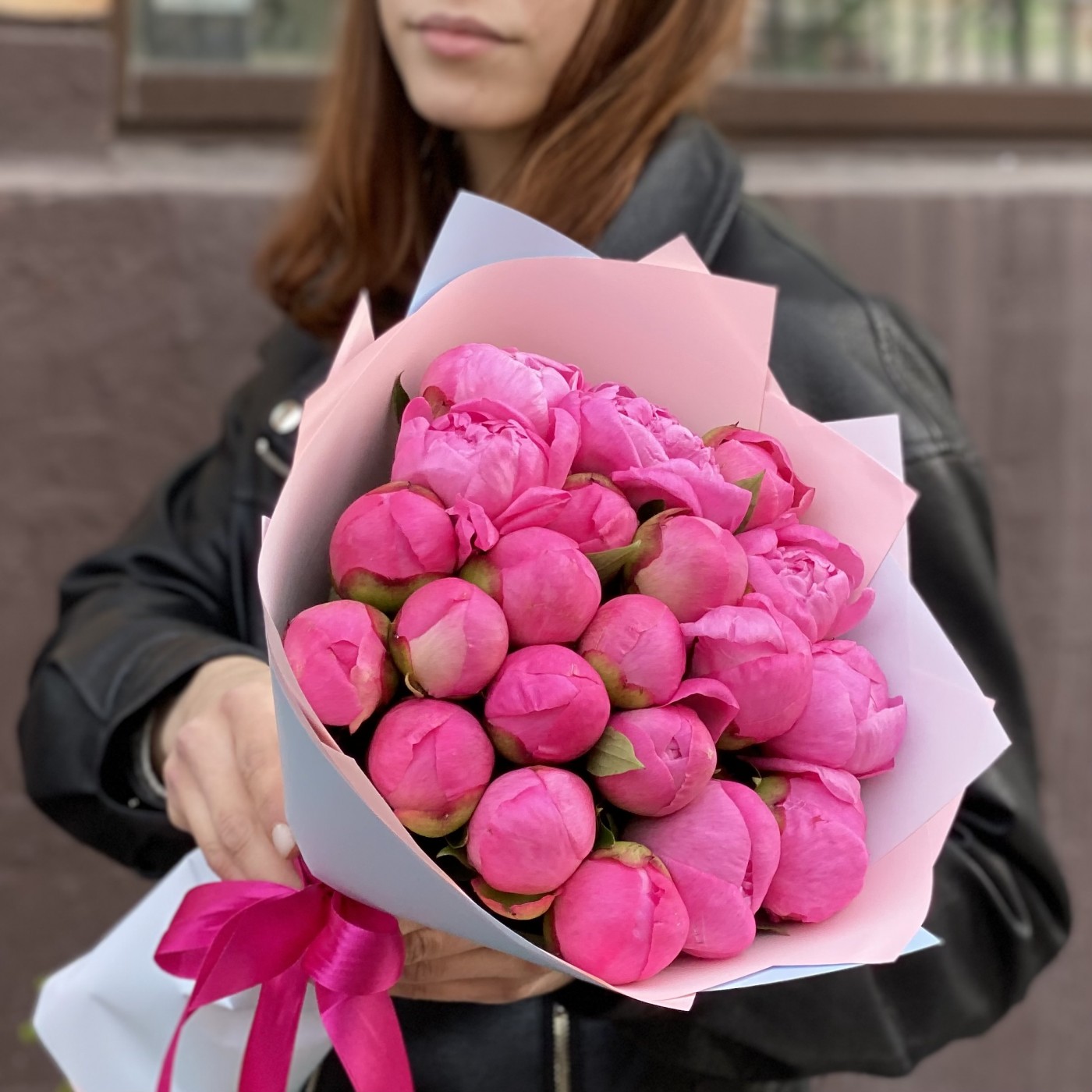 21 розовый пион Флеминг